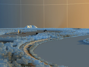 scenic area 3Dモデル