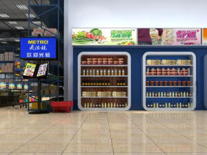 supermercado Modelo 3D