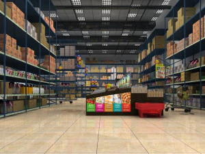 supermarket 3D Model