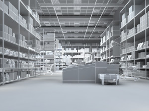 supermarket 3D Модель