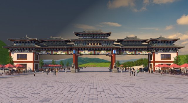 archway 3D Model .c4d .max .obj .3ds .fbx .stl .blend 