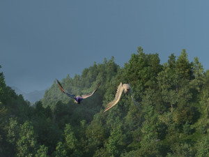 mountain forest 3D मॉडल