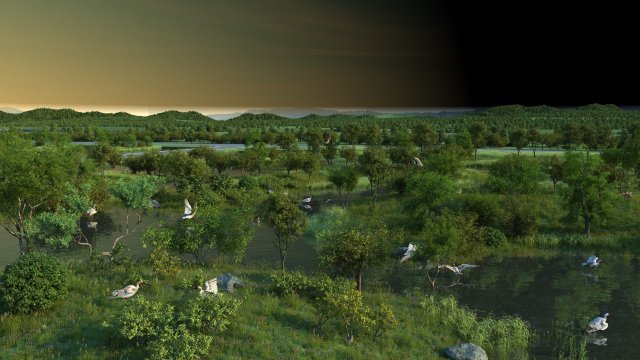 wetlands 3D Model .c4d .max .obj .3ds .fbx .stl .blend 