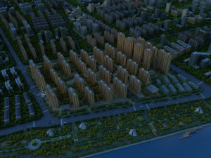 city building 3D 모델