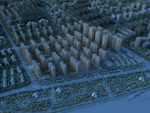 city building 3D 모델