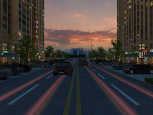 도시 건물 3D 모델