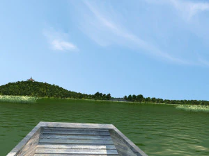 jinqiu lake 3D Model