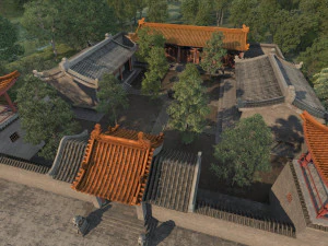 lakeside ancient building 3D Model