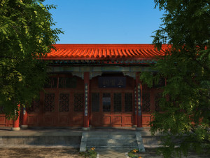 temple 3D 模型