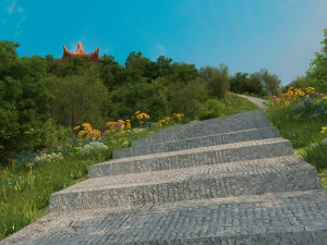 pabell&oacute;n pico Modelo 3D