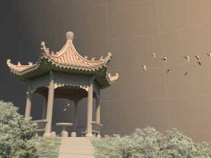 peak pavilion 3D Model