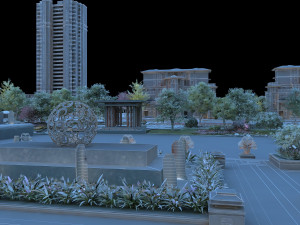 city building 3D मॉडल
