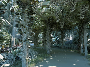 grape rack 3D Модель