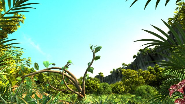 rainforest Model 3D .c4d .max .obj .3ds .fbx .stl .blend 