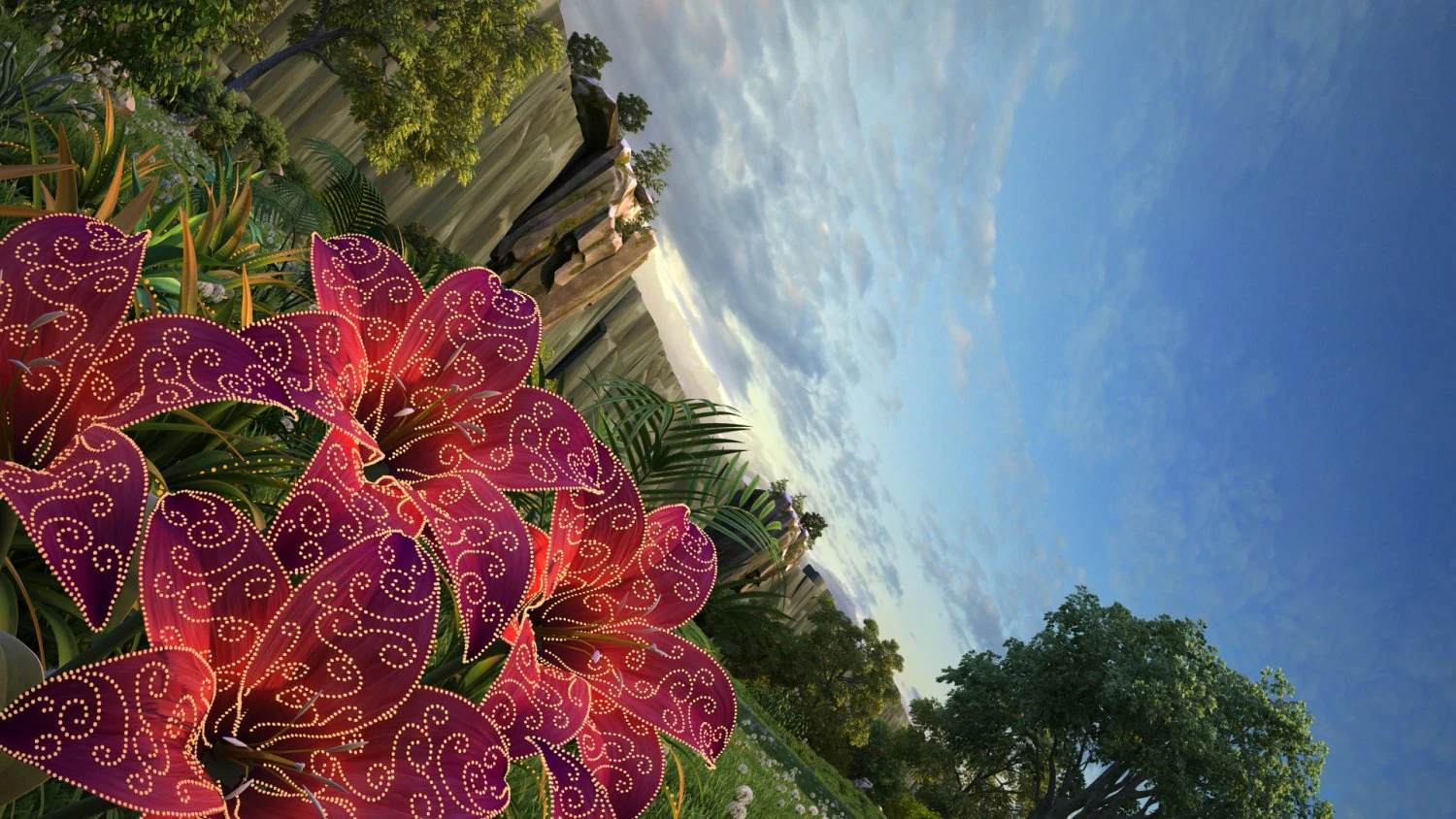 rainforest 3D Model .c4d .max .obj .3ds .fbx .stl .blend