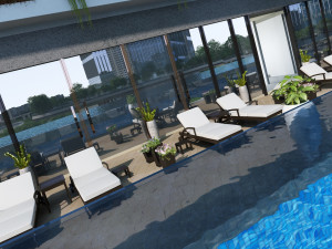 swimming pool Modèle 3D