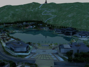 duży posąg Buddy Model 3D