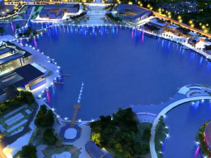 city night scene 3D Model
