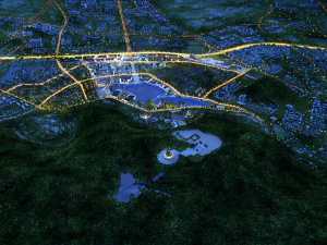 city night scene 3D Model