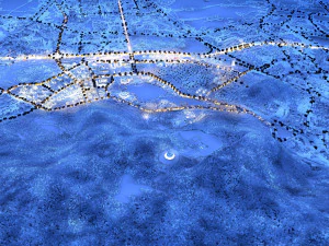 city night scene 3D Model