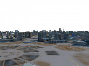 городское здание 3D Модель