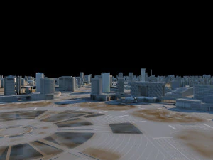 городское здание 3D Модель