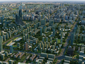 city building 3D 모델