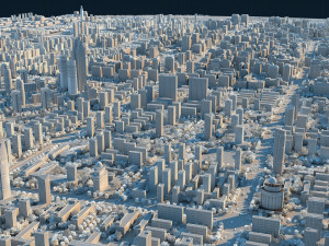 city building 3D 모델