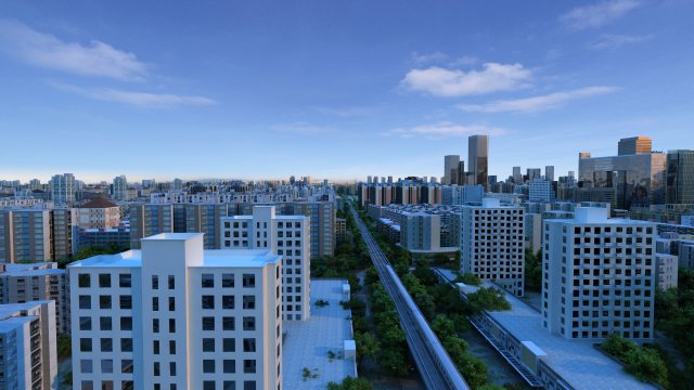 city building Model 3D .c4d .max .obj .3ds .fbx .stl .blend 