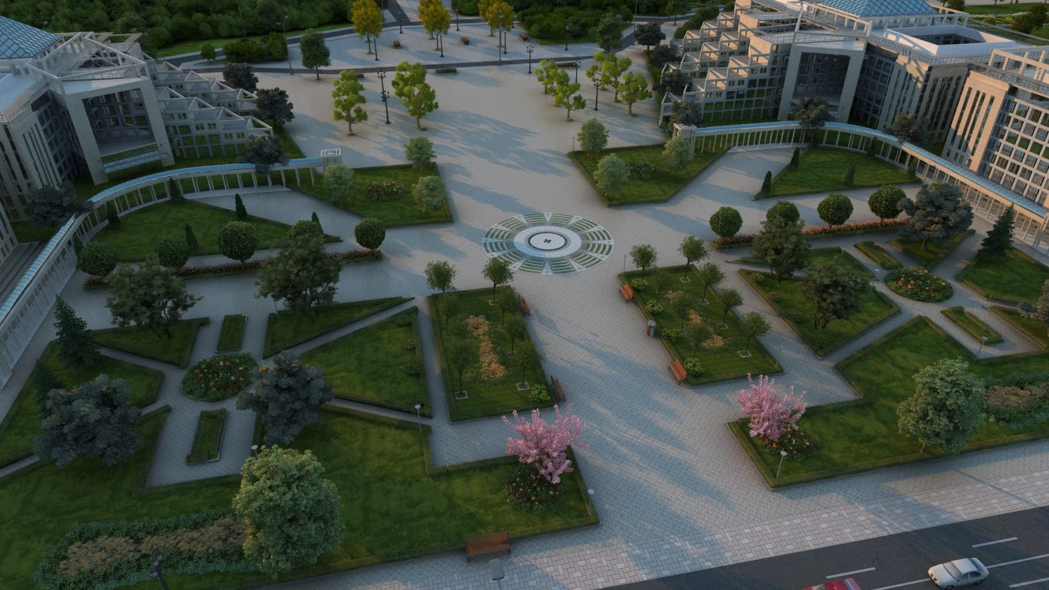 city building 3D Model .c4d .max .obj .3ds .fbx .stl .blend