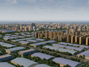 city building 3D मॉडल