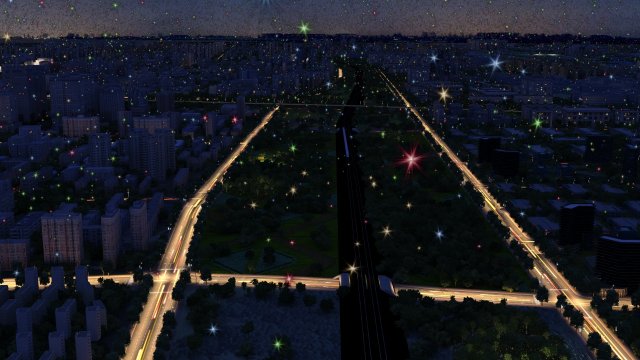 city night scene 3D Model .c4d .max .obj .3ds .fbx .stl .blend 