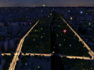 city night scene 3D Model