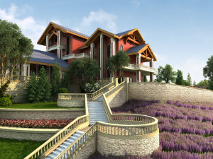villa Model 3D
