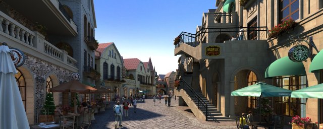 city building 3D Модель .c4d .max .obj .3ds .fbx .stl .blend 
