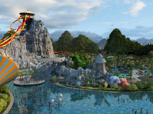 amusement park Model 3D