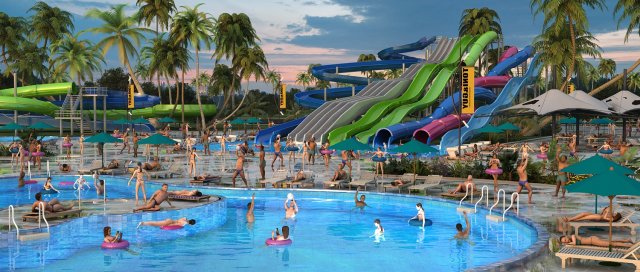 swimming pool 3D Модель .c4d .max .obj .3ds .fbx .stl .blend