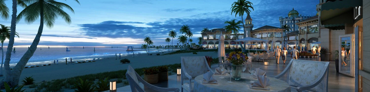 シーサイドホテル 3Dモデル .c4d .max .obj .3ds .fbx .stl .blend 