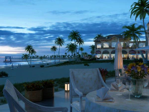 シーサイドホテル 3Dモデル