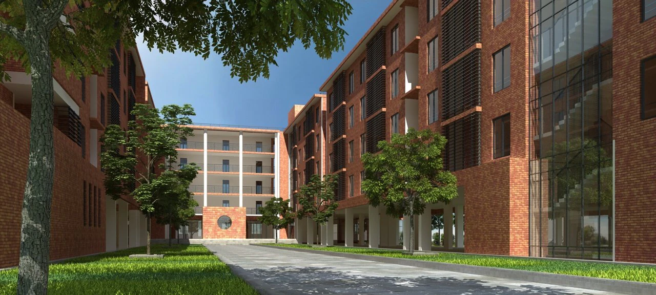 university building 3D Model .c4d .max .obj .3ds .fbx .stl .blend