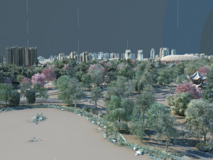wetland park 3D 模型