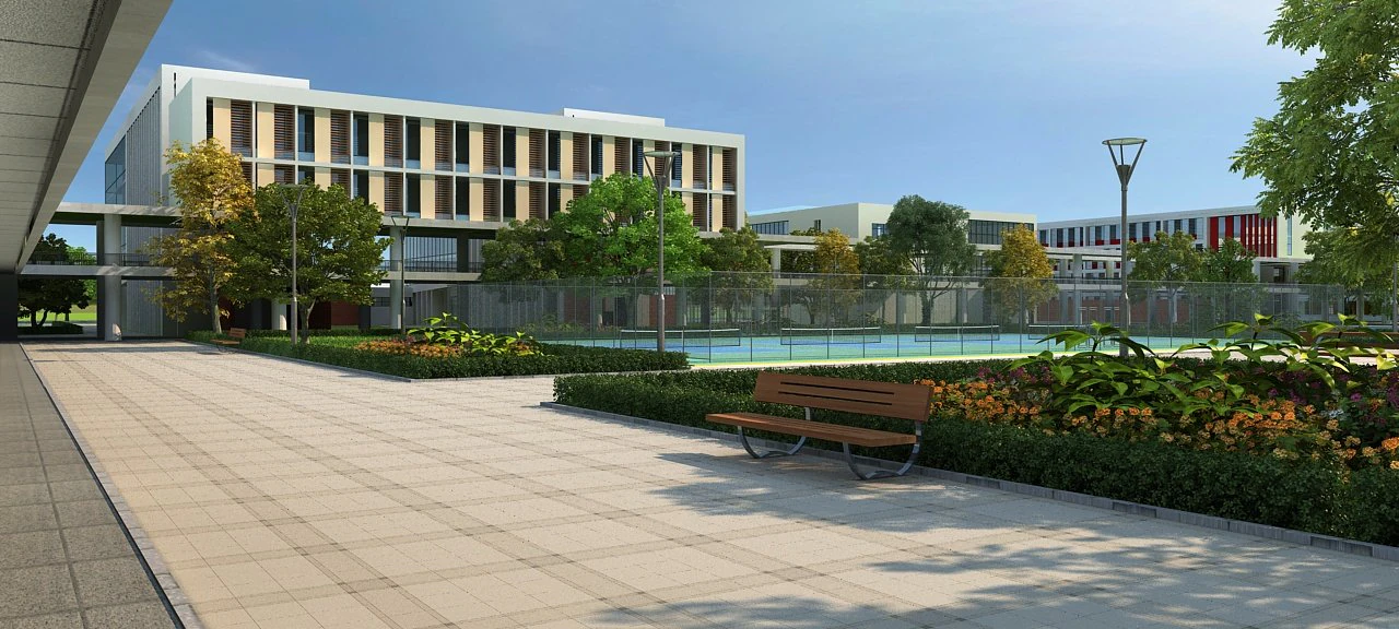 university building 3D Model .c4d .max .obj .3ds .fbx .stl .blend 
