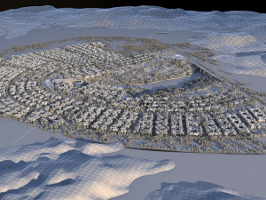 village Modèle 3D