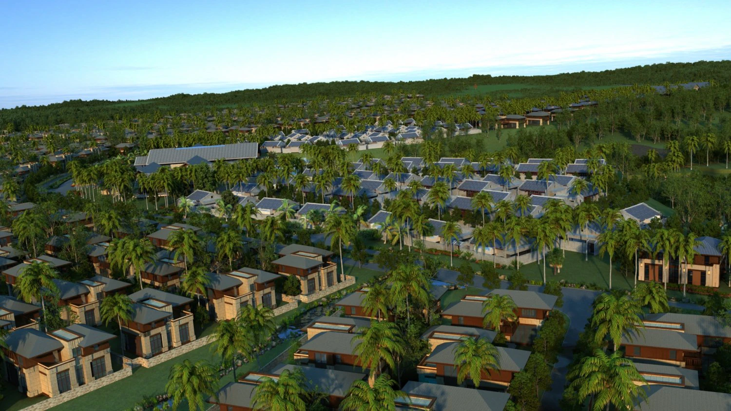 resort 3D Model .c4d .max .obj .3ds .fbx .stl .blend 