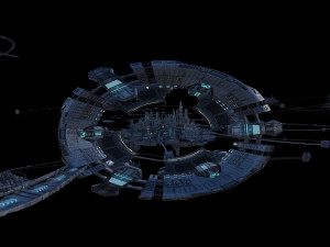 space ship Model 3D