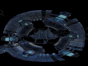 space ship Model 3D