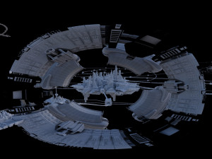space ship Model 3D