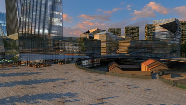 city building Modelo 3D .c4d .max .obj .3ds .fbx .stl .blend 