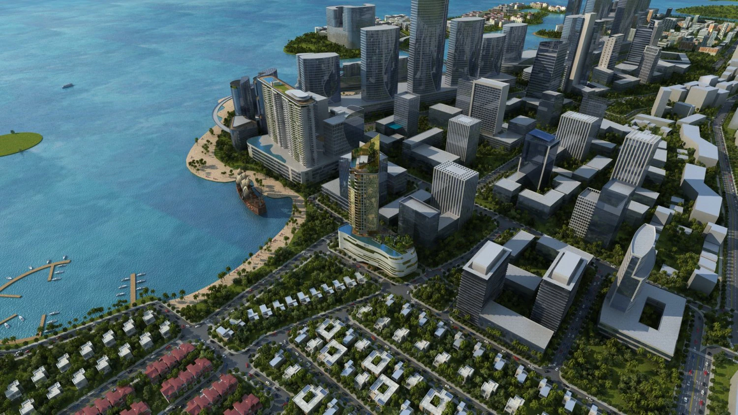 city building 3D Model .c4d .max .obj .3ds .fbx .stl .blend 