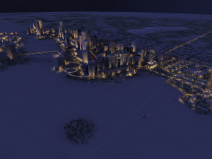 city building 3D 模型
